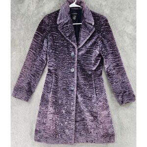 Bebe XS Purple Vintage Faux Persian Coat: NO REASONABLE OFFER REFUSED!